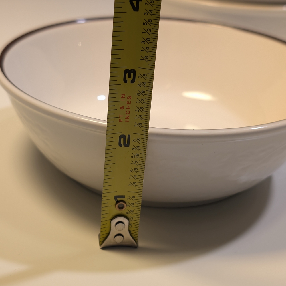 3 Royal Doulton Ting Round Soup Cereal Bowls Lambethware 1012 Vintage 1974 6.5" - Picture 5 of 6